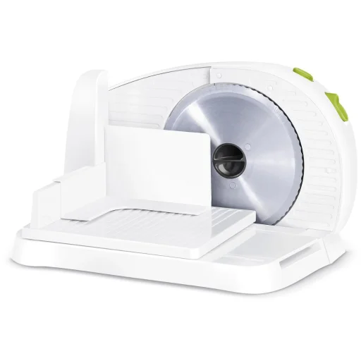 SENCOR SFS 1001GR elektromos szeletelőgép, 100 W, fehér-zöld - 2