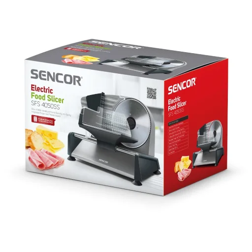 SENCOR SFS 4050SS elektromos szeletelő 190 mm, 150 W, rozsdamentes acél - 10