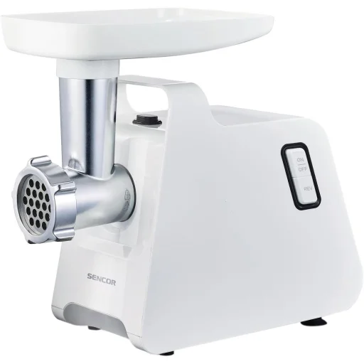 SENCOR SMG 4410WH húsdaráló 1400 W fehér, reszelő- és szeletelő feltétekkel - 1