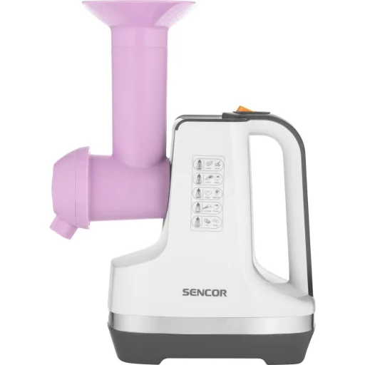 SENCOR SSG 4500WH elektromos zöldség- és gyümölcsszeletelő 5 cserélhető tartozékkal, fehér - 10