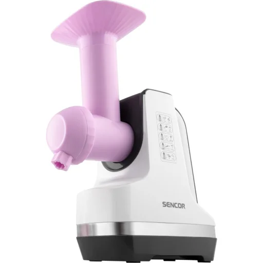 SENCOR SSG 4500WH elektromos zöldség- és gyümölcsszeletelő 5 cserélhető tartozékkal, fehér - 11