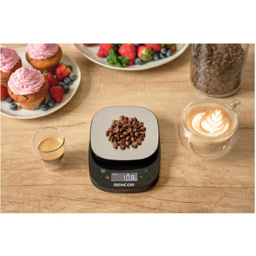 SENCOR SKS 0804BK Barista mérleg 2 kg, fekete - 7