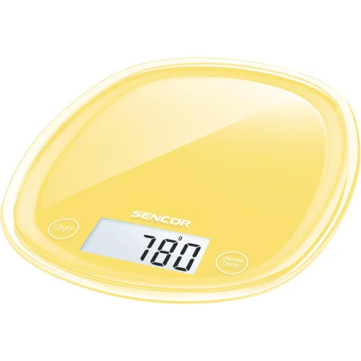 Sencor SKS 36YL digitális konyhai mérleg 5 kg, sárga - 1