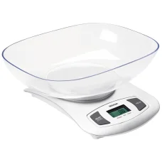 Sencor SKS 4001WH tálas konyhai mérleg 5 kg, fehér