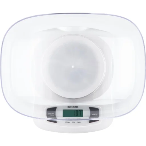 Sencor SKS 4001WH tálas konyhai mérleg 5 kg, fehér - 2