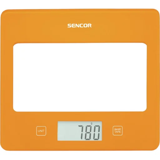 SENCOR SKS 5033OR digitális konyhai mérleg 5 kg, narancssárga - 2