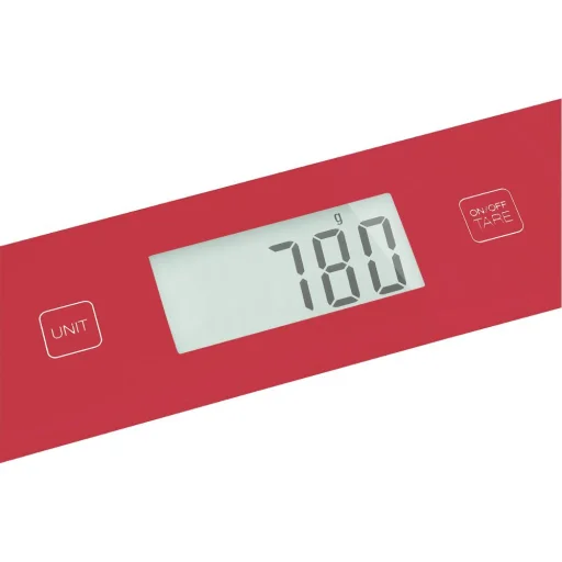 SENCOR SKS 5034RD digitális konyhai mérleg 5 kg, piros - 3