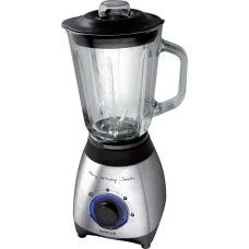 SENCOR SBL 4371 turmixgép 600 W, 1,5 l üvegkehellyel, rozsdamentes acél burkolattal