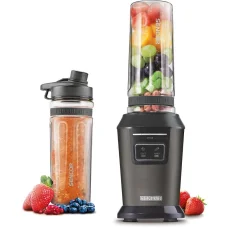 SENCOR SBL 7078BK smoothie készítő 2 db 0,6 l-es TRITAN sportpohárral, 800 W, fekete