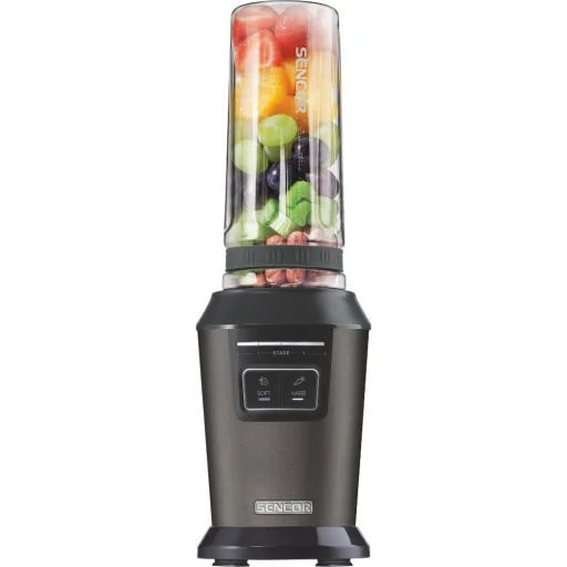 SENCOR SBL 7078BK smoothie készítő 2 db 0,6 l-es TRITAN sportpohárral, 800 W, fekete - 2
