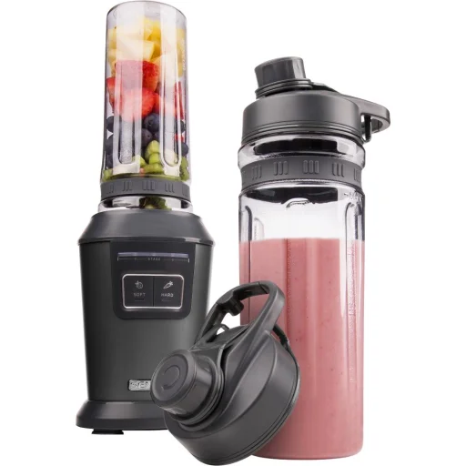 SENCOR SBL 7078BK smoothie készítő 2 db 0,6 l-es TRITAN sportpohárral, 800 W, fekete - 7
