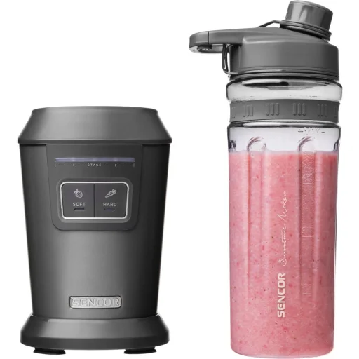 SENCOR SBL 7078BK smoothie készítő 2 db 0,6 l-es TRITAN sportpohárral, 800 W, fekete - 9