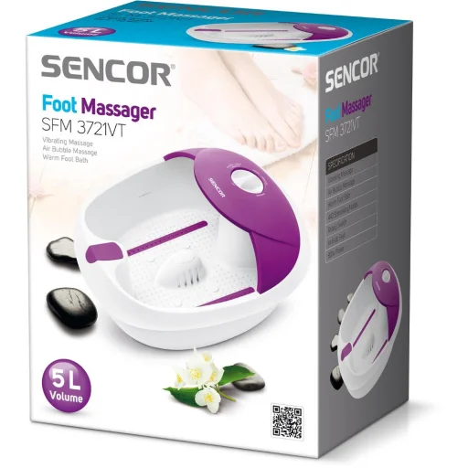 SENCOR SFM 3721VT pezsgőfürdős lábmasszírozó 90 W - 2