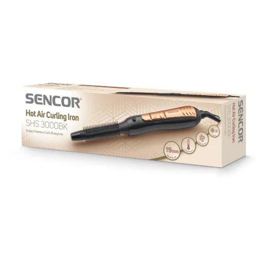 Sencor SHS 3000BK horkovzdušná kefa na vlasy 19 mm, 400 W, čierna - 2
