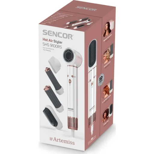 SENCOR SHS 9100RS Artemiss forrólevegős hajformázó 5 tartozékkal - 35