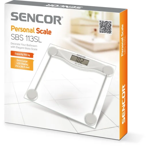 SENCOR SBS 113SL üveg személymérleg 150 kg - 8