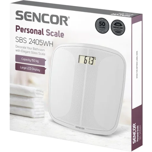 SENCOR SBS 2405WH osobná váha 150 kg biela - 8