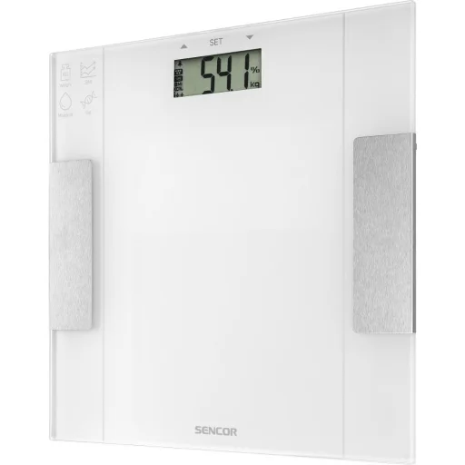 SENCOR SBS 5051WH testösszetétel-elemző személymérleg 150 kg, fehér - 5