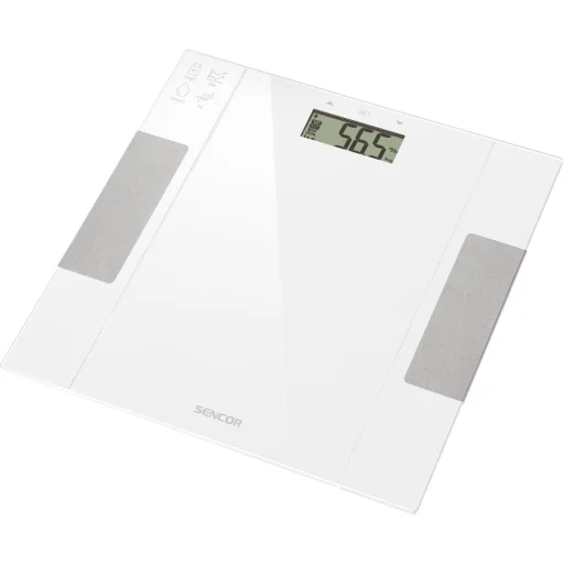 SENCOR SBS 5051WH testösszetétel-elemző személymérleg 150 kg, fehér - 1
