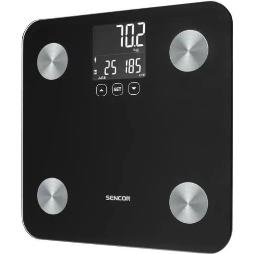 SENCOR SBS 6026BK osobná váha s analýzou tela 180 kg, čierna - 2