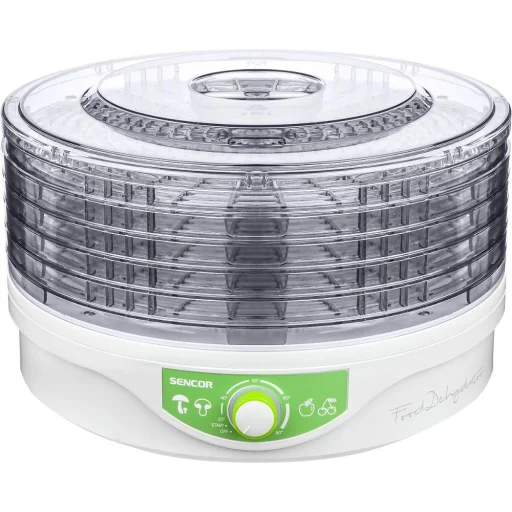 SENCOR SFD 2105WH sušička ovocia, 250 W, 5 sušiacich sít, biela - 3