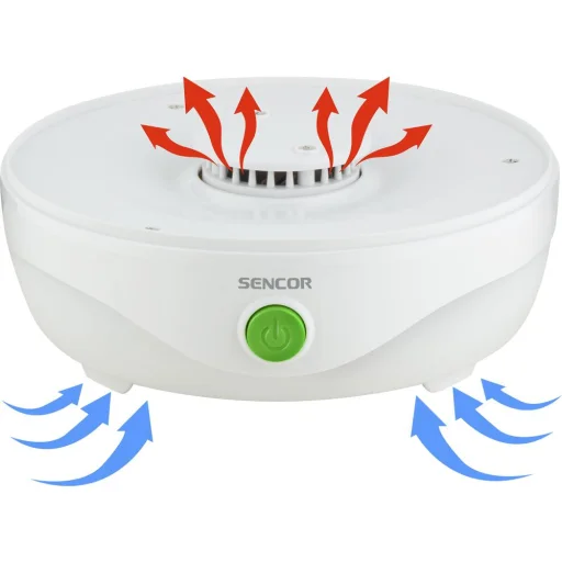 SENCOR SFD 750WH sušička ovocia 250 W, 5 sušiacich podnosov, biela - 7