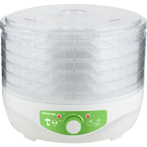 Sencor SFD 790WH sušička ovocia, 250 W, 5 podnosov, biela - 4