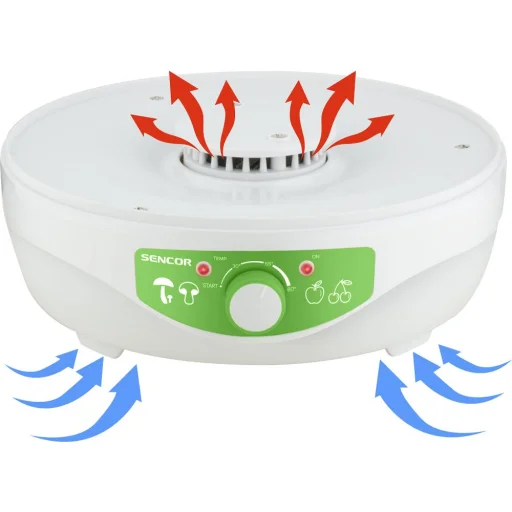 Sencor SFD 790WH sušička ovocia, 250 W, 5 podnosov, biela - 6