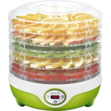 SENCOR SFD 851GR sušička ovocia, 240 W, 5 podnosov, zelená