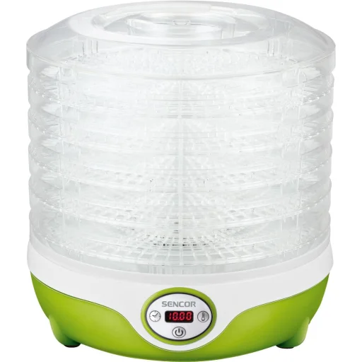 SENCOR SFD 851GR sušička ovocia, 240 W, 5 podnosov, zelená - 2