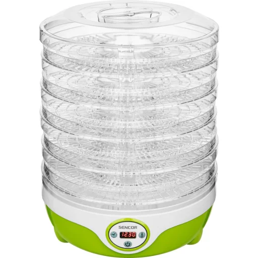 SENCOR SFD 851GR sušička ovocia, 240 W, 5 podnosov, zelená - 3