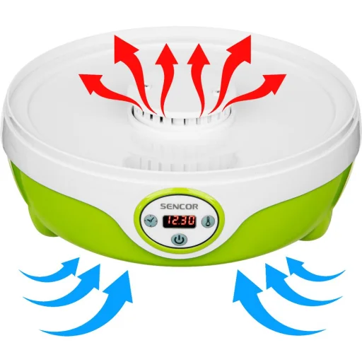 SENCOR SFD 851GR sušička ovocia, 240 W, 5 podnosov, zelená - 4
