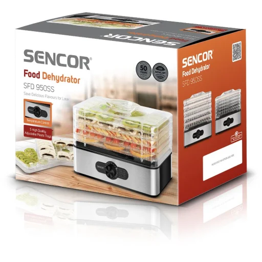 SENCOR SFD 950SS sušička potravín 240 W, s 5 sušiacimi sitami - 14