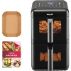 SENCOR SFR 1260BK dvojzónová teplovzdušná fritéza 11,6 l, 3000 W, čierna thumbnail