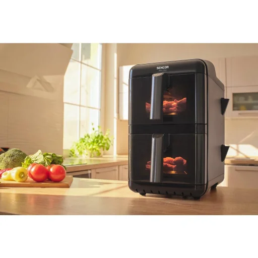 SENCOR SFR 1260BK dvojzónová teplovzdušná fritéza 11,6 l, 3000 W, čierna - 19
