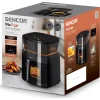SENCOR SFR 5050BK 5 l forrólevegős fritőz vízpermetező funkcióval, fekete thumbnail