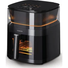 SENCOR SFR 5050BK 5 l forrólevegős fritőz vízpermetező funkcióval, fekete