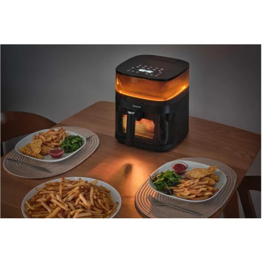 SENCOR SFR 5050BK 5 l forrólevegős fritőz vízpermetező funkcióval, fekete - 15
