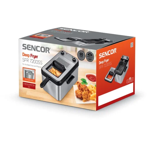 Sencor SFR 7200SS rozsdamentes fritőz 3,2 l, 2200 W - 20