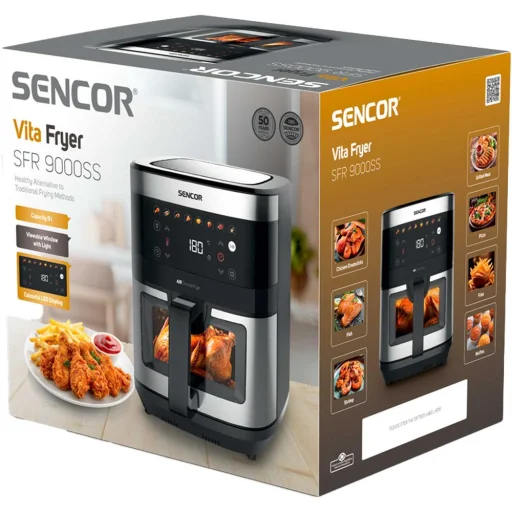 SENCOR SFR 9000SS 9 l forrólevegős fritőz - 18