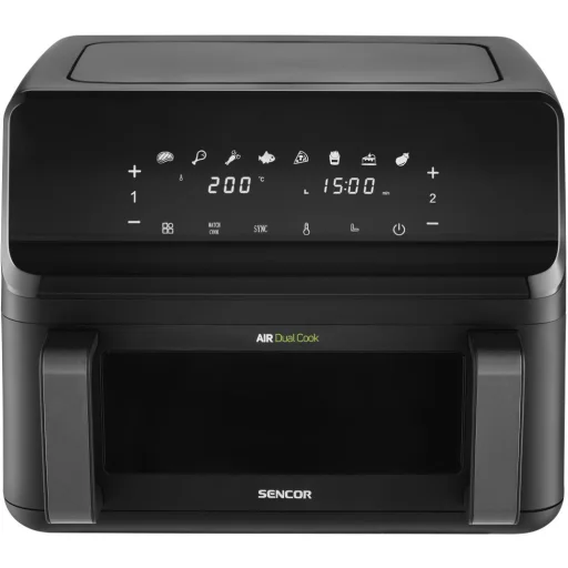 SENCOR SFR 9650BK forrólevegős fritőz, 9 l, 2700 W, fekete - 3