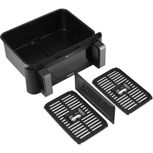 SENCOR SFR 9650BK forrólevegős fritőz, 9 l, 2700 W, fekete - 6