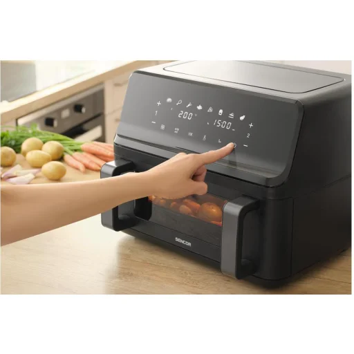 SENCOR SFR 9650BK forrólevegős fritőz, 9 l, 2700 W, fekete - 10