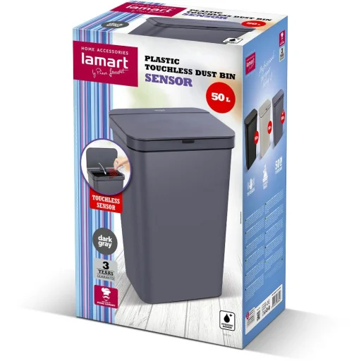 LAMART LT8108 Sensor szemetes 50 l szürke - 5