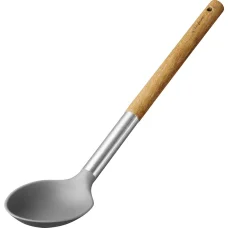 LAMART LT3978 WOOD konyhai tálalókanál 34 cm barna/szürke