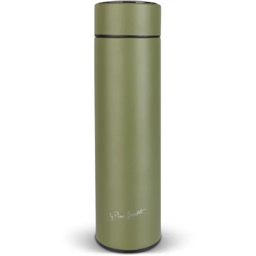 LAMART LT4085 SIPP hőmérős termosz zöld - 1