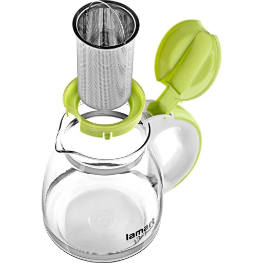 LAMART LT7028 Verre üveg teáskanna szűrővel 1,5 l zöld - 3