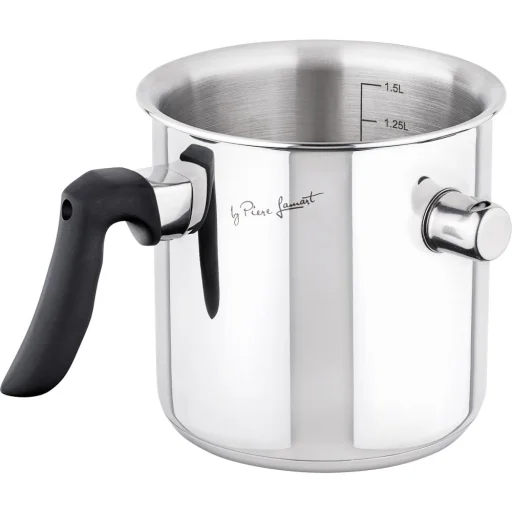 LAMART LT1068 LAIT duplafalú tejforraló edény 1,5 l, nemesacél - 1