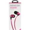 SENCOR SEP 300 MIC PINK fülbe helyezhető headset mikrofonos hangerőszabályzóval, rózsaszín thumbnail
