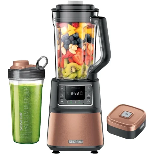 SENCOR SBU 7676GD vákuumos turmixgép 1500 W, 1,5 l Tritan edénnyel, arany színben - 1